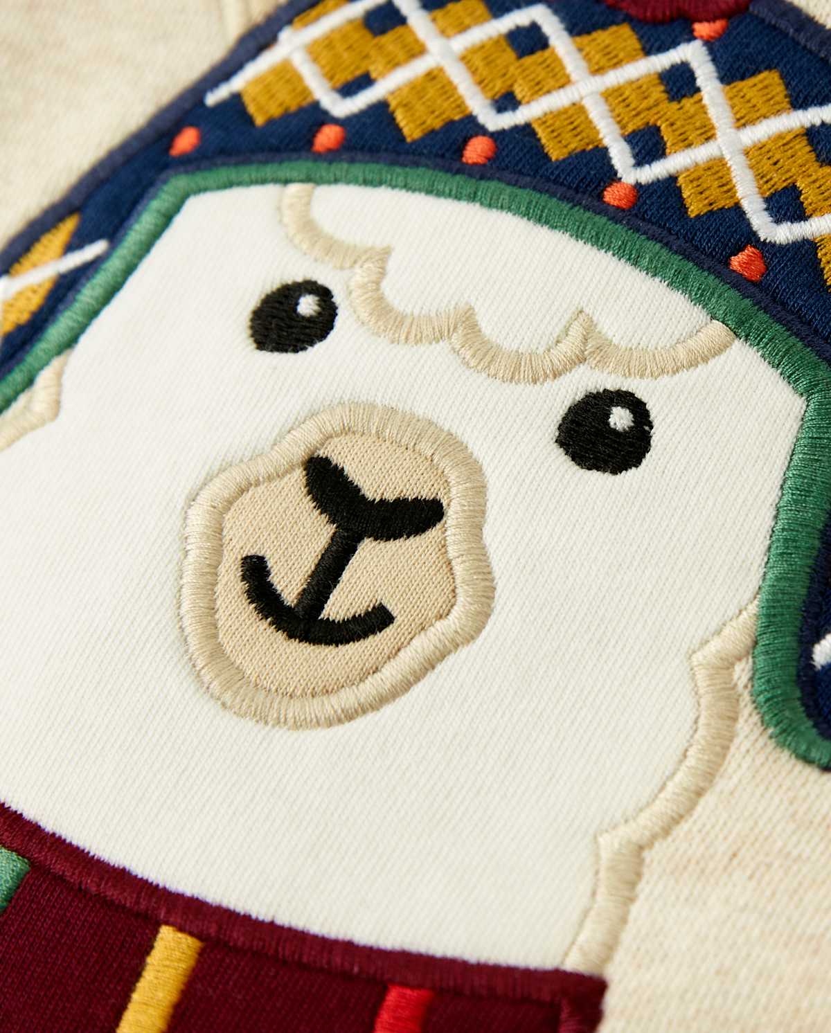 Детские худи Gymboree Boys Embroidered Llama Sweatshirt - Little Llamas