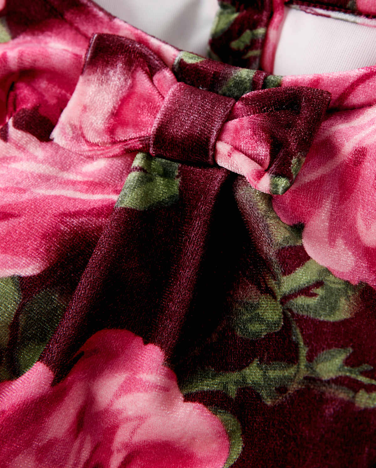 Детские платья Gymboree Girls Rose Velour Skater Dress - Royal Princess