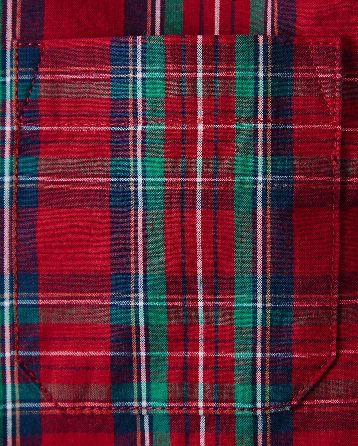 Детские рубашки Gymboree Boys Plaid Button Up Shirt - Family Celebrations Red — фото 2
