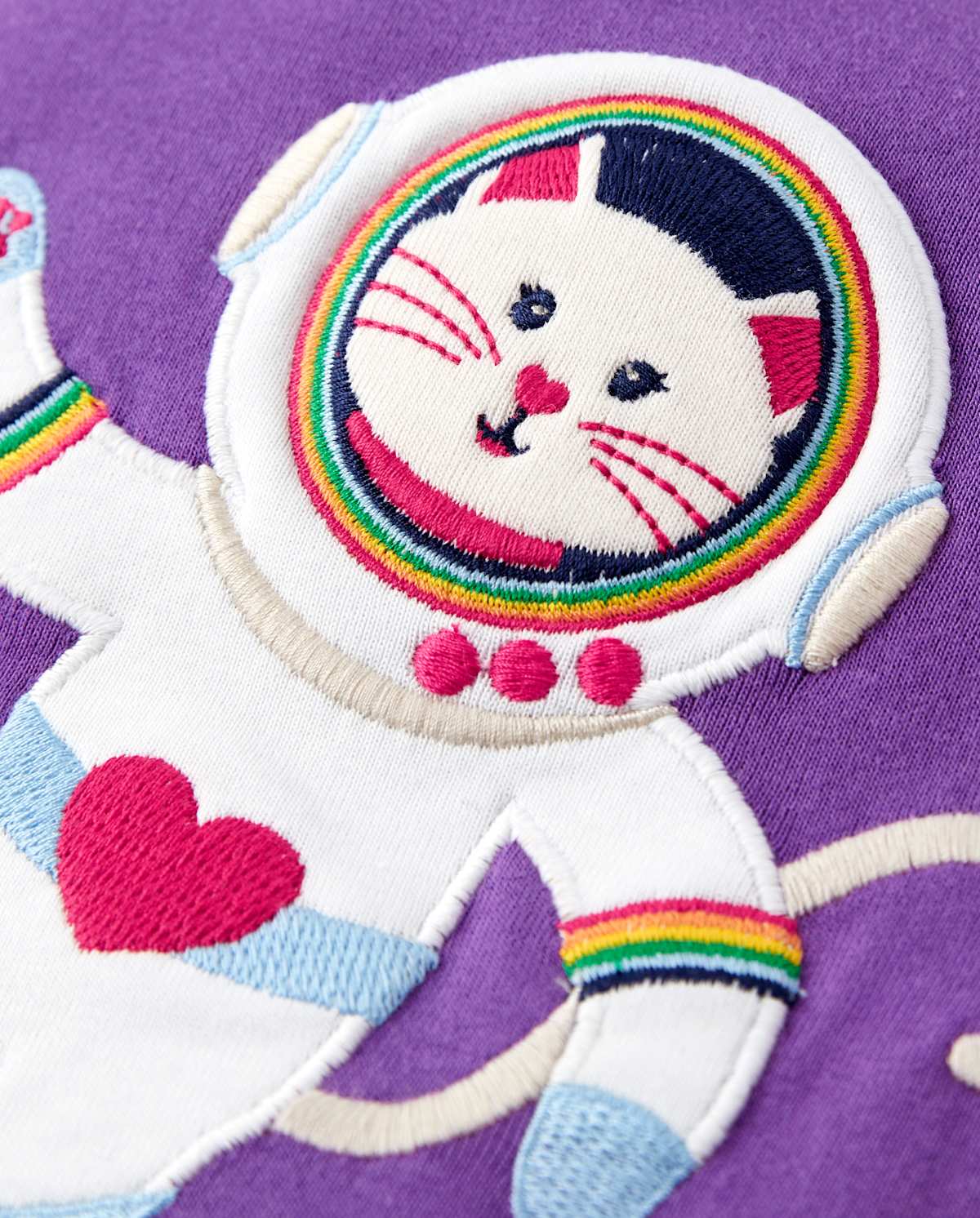 Детские топы Gymboree Girls Embroidered Astronaut Top - Comet Club