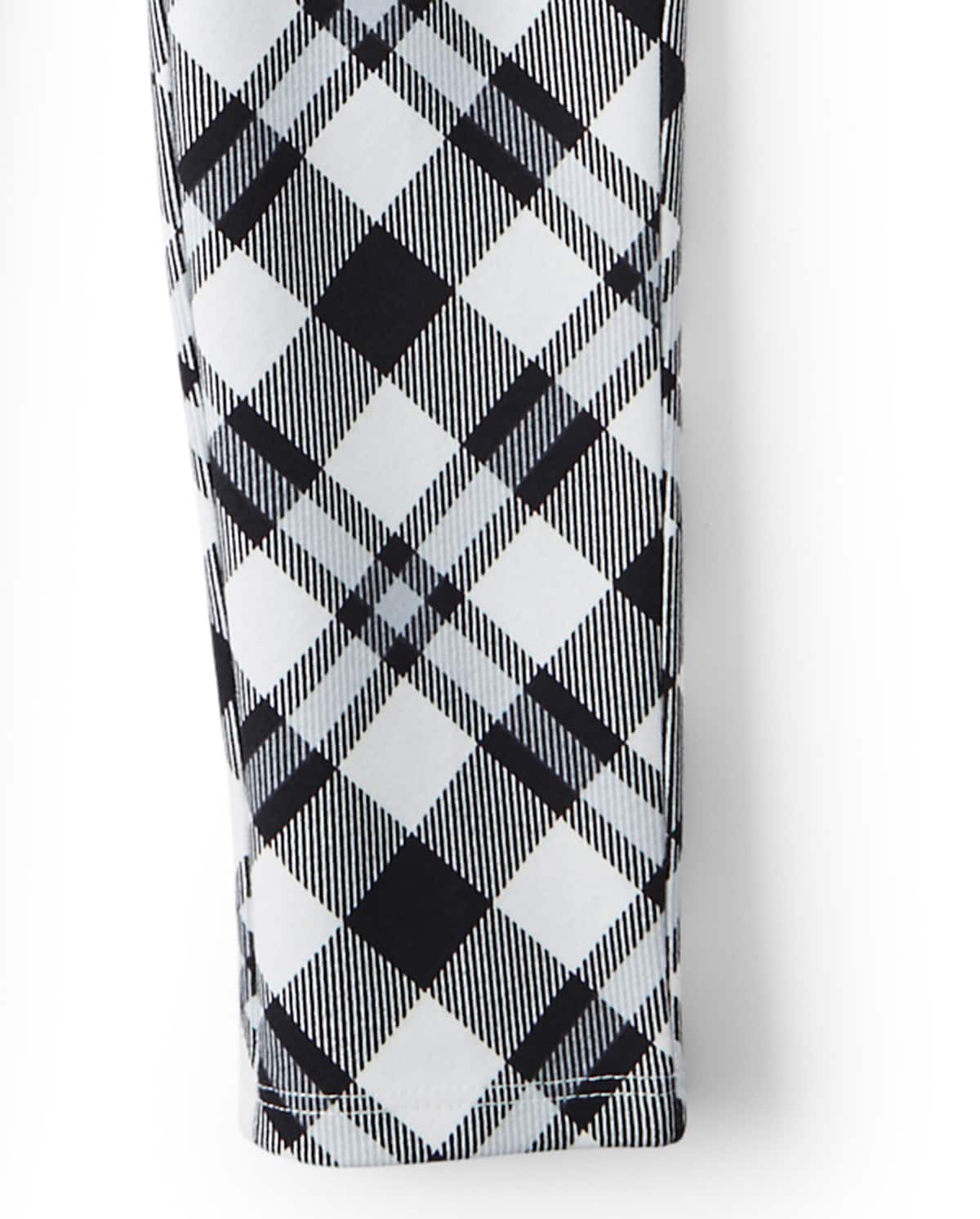 Детские брюки Gymboree Girls Plaid Ponte Jeggings - Reindeer Cheer — фото 3