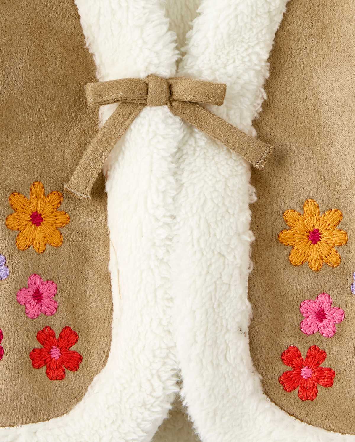 Детские жилеты Gymboree Girls Embroidered Floral Vest - Little Llamas — фото 2