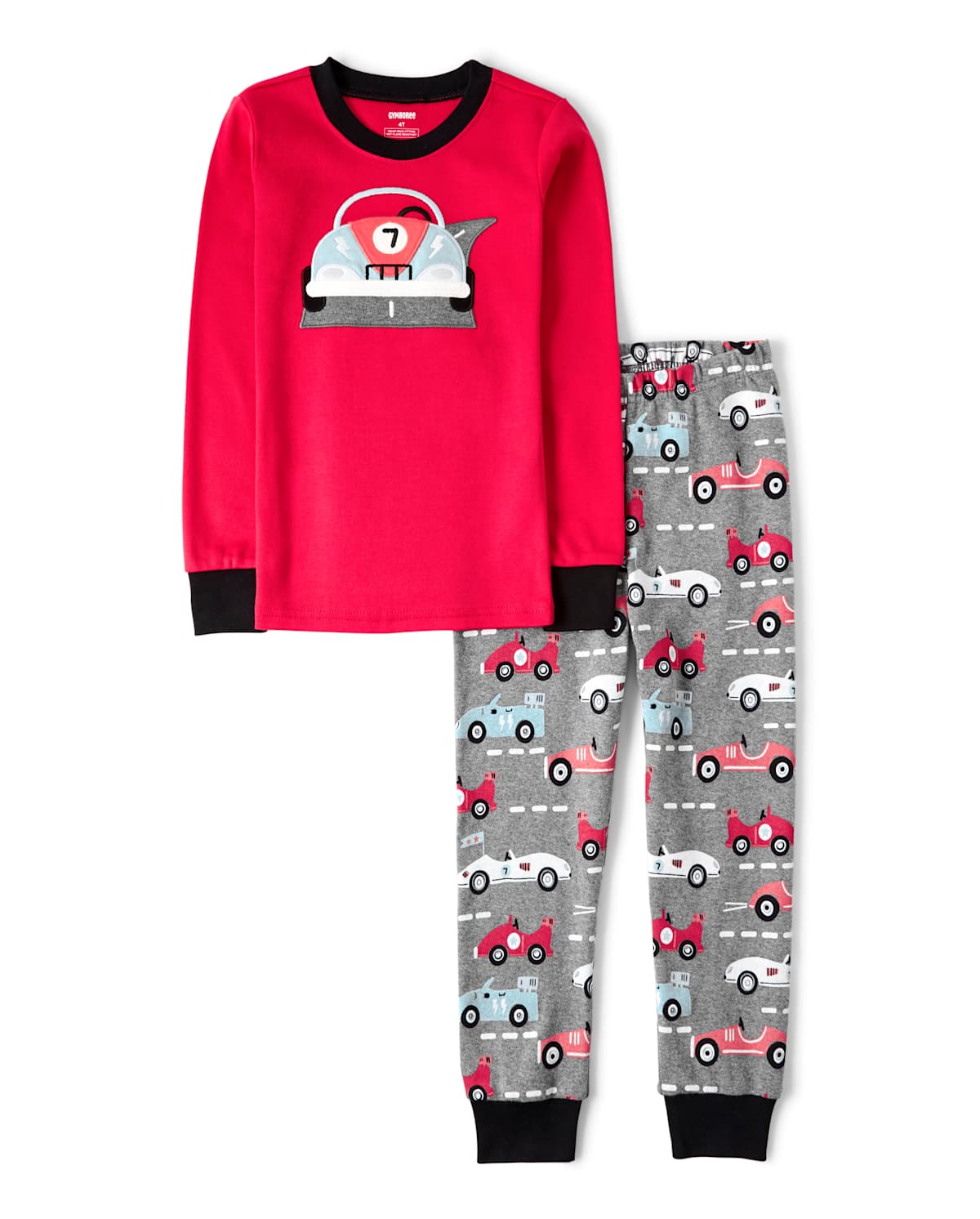 Детские пижамы Gymboree Boys Race Car Cotton 2-Piece Pajamas - Gymmies