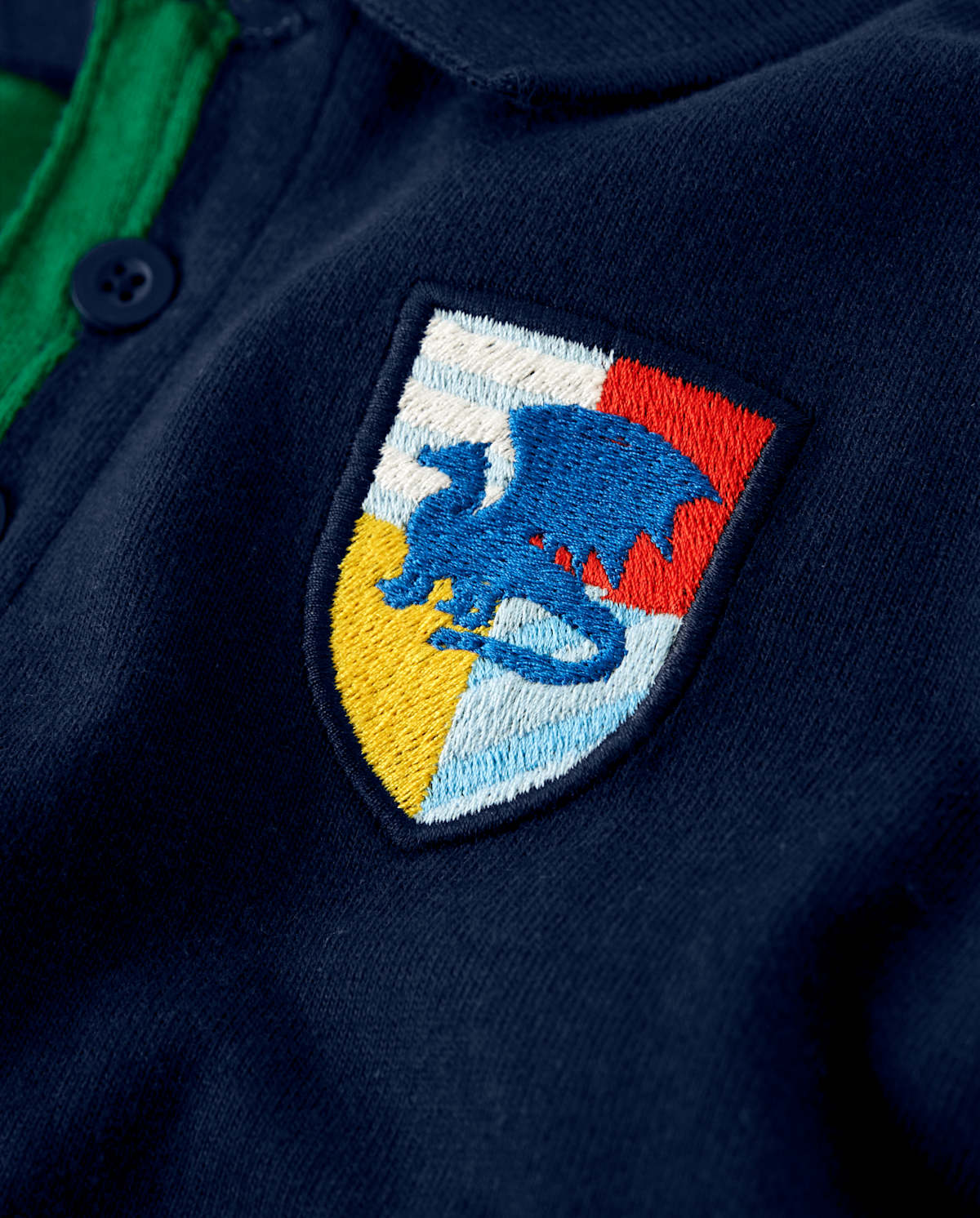 Детские топы Gymboree Boys Colorblock Rugby Polo - Knights and Dragons