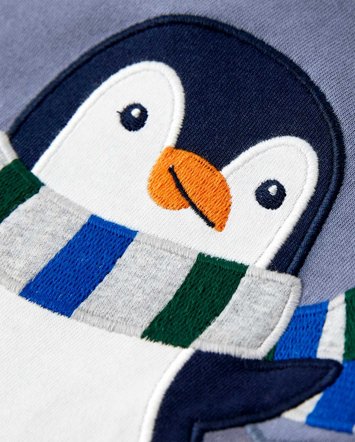 Детские топы Gymboree Boys Embroidered Ski Penguin Top - Polar Party