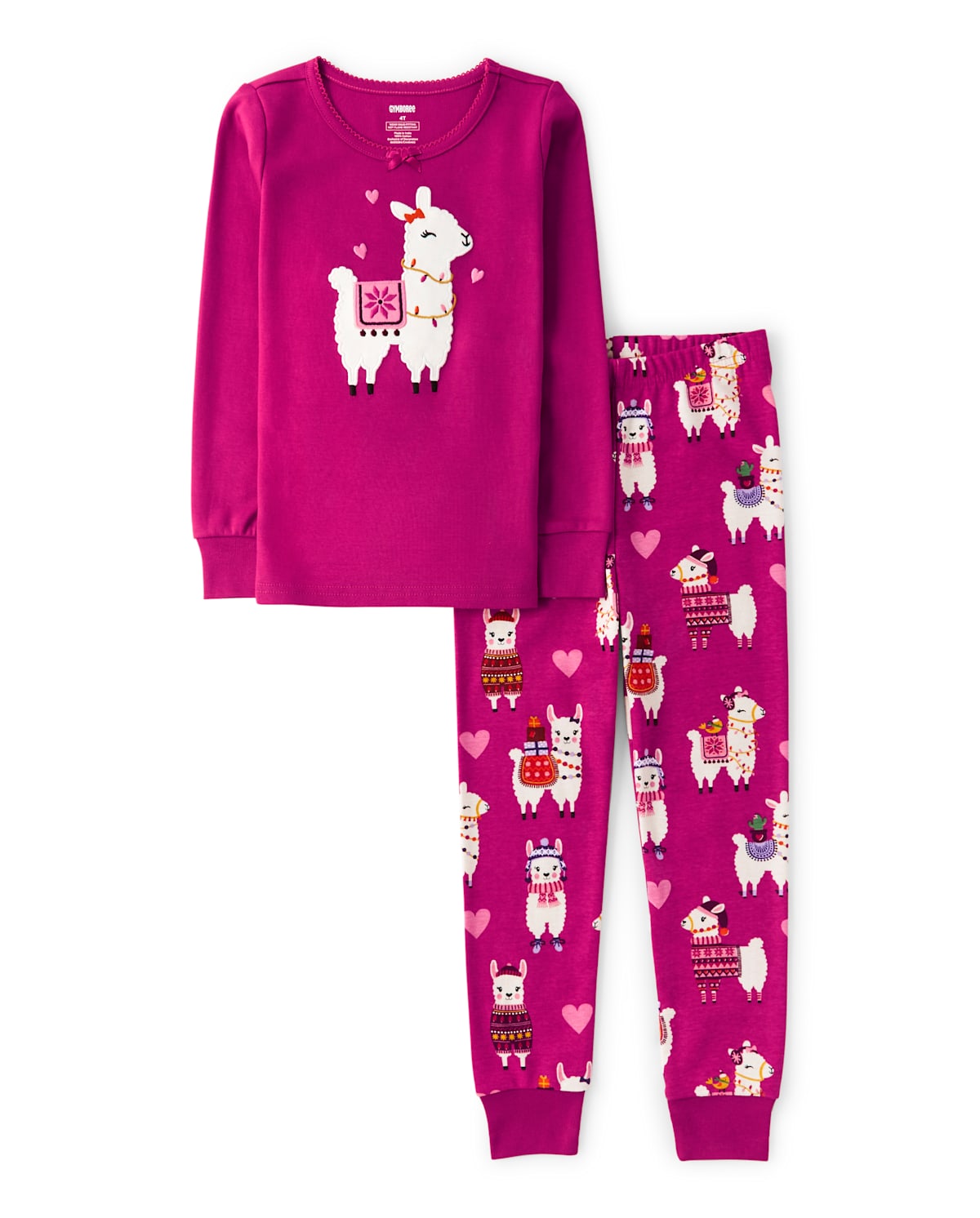 Детские пижамы Gymboree Girls Little Llamas Cotton 2-Piece Pajamas - Gymmies