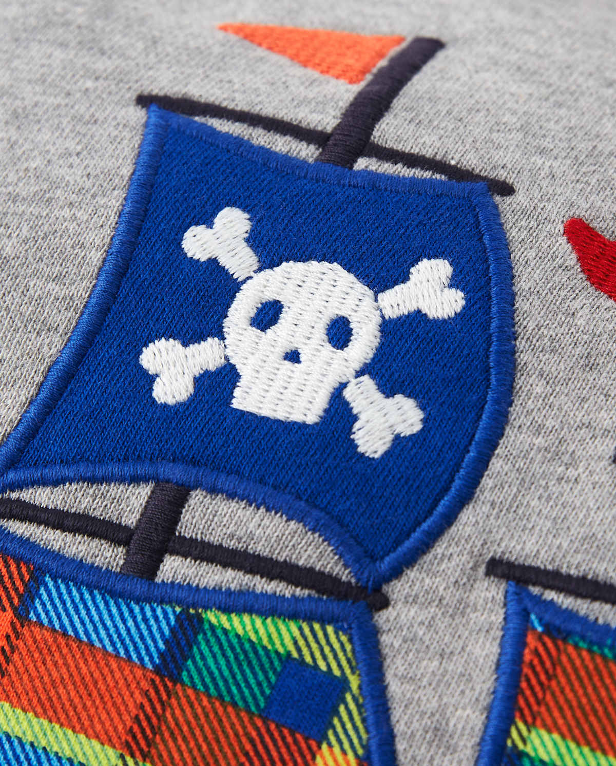 Детские худи Gymboree Boys Embroidered Pirate Ship Sweatshirt - Aye Aye Matey