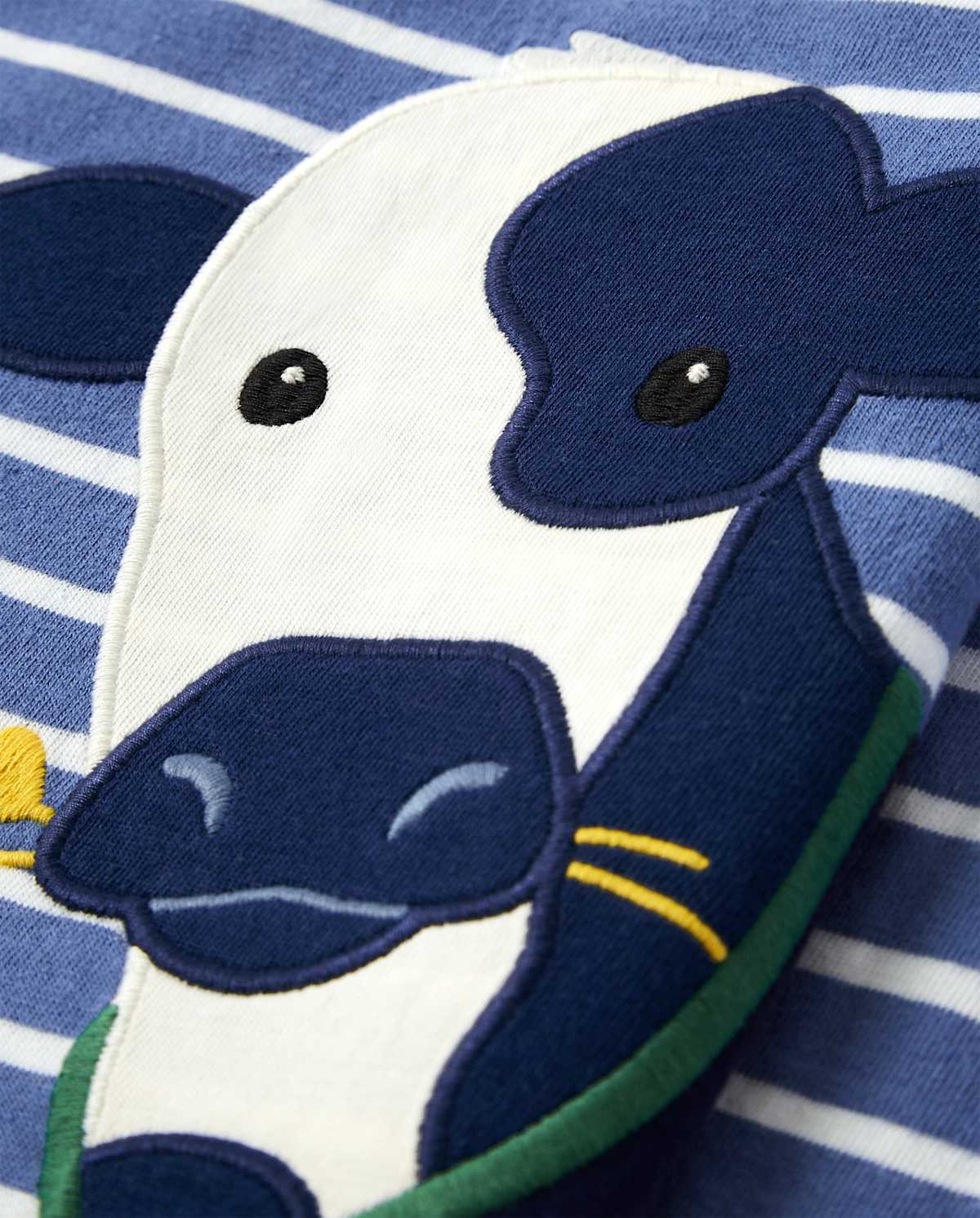 Детские топы Gymboree Boys Embroidered Cow Top - Farming Friends