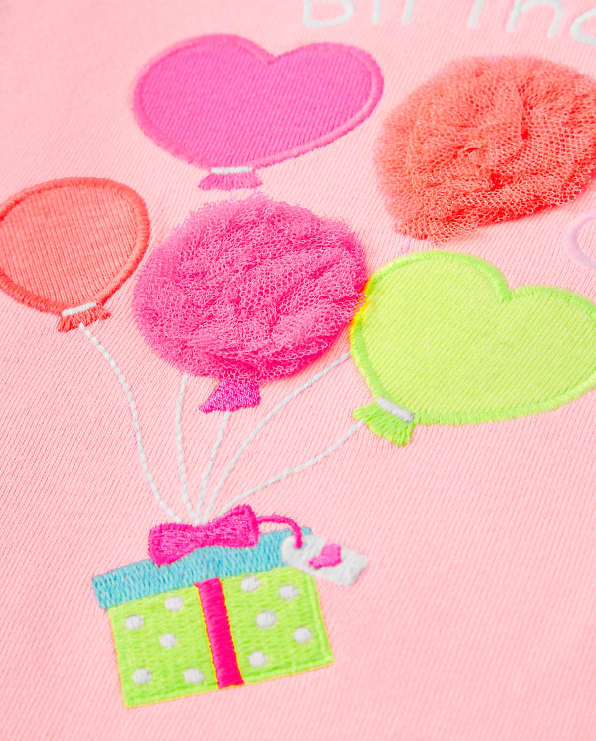 Детские топы Gymboree Girls Embroidered Balloons Top - Birthday Boutique