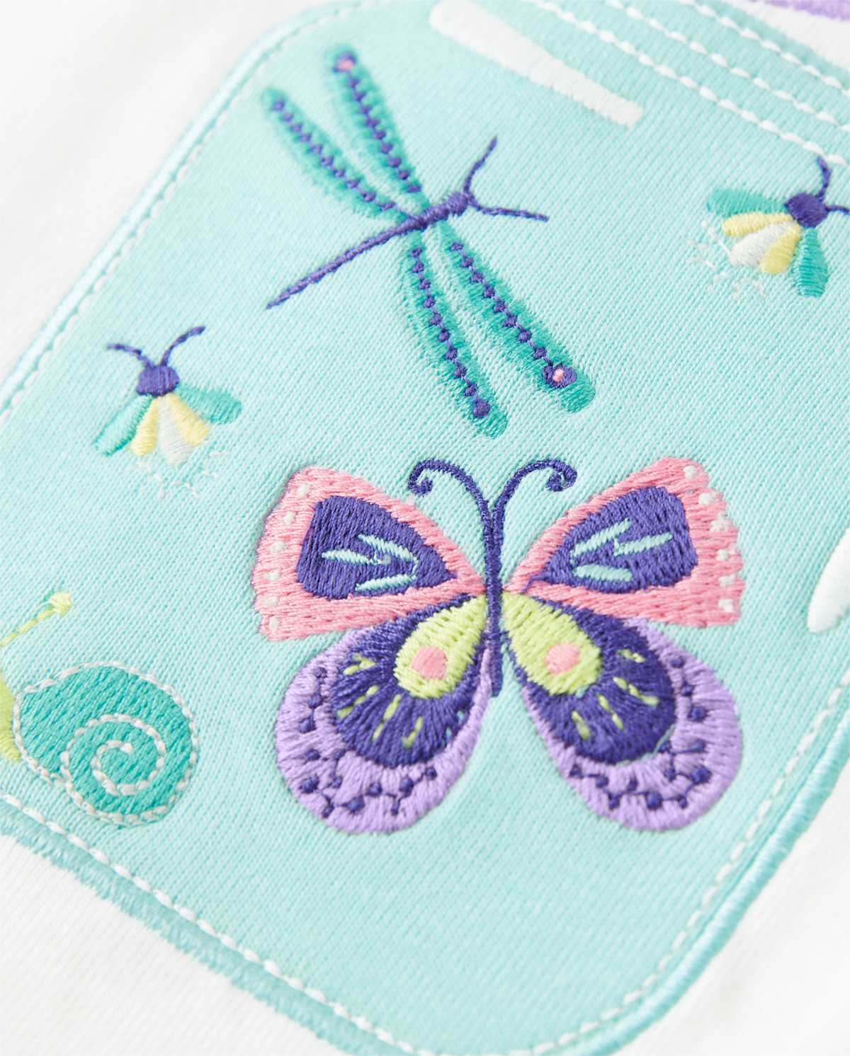 Детские топы Gymboree Girls Embroidered Butterfly Ruffle Top - Backyard Explorer
