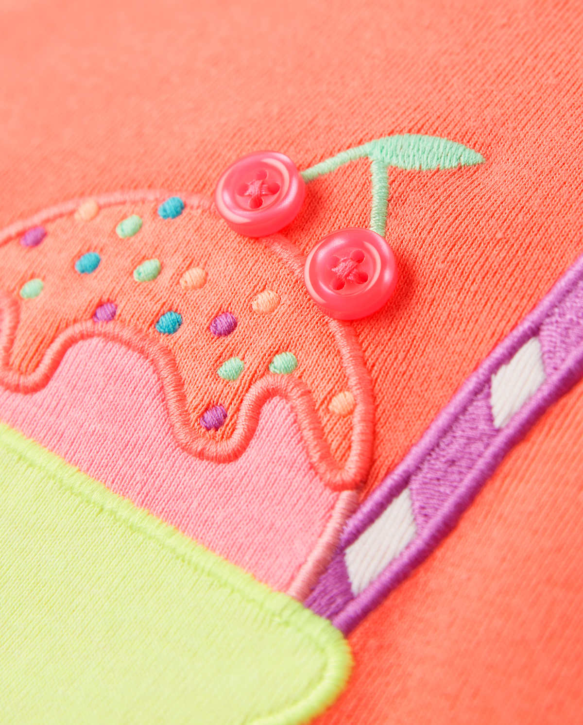 Детские топы Gymboree Girls Embroidered Sundae Top - Popsicle Party