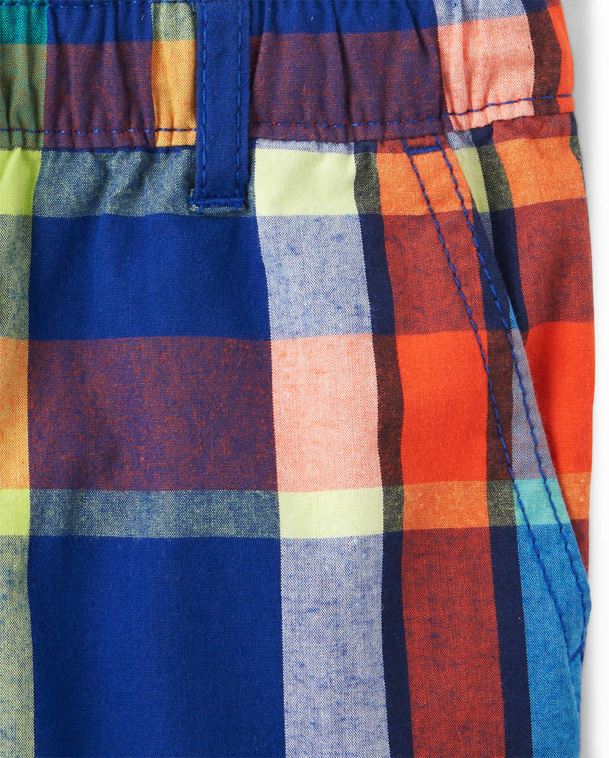 Детские шорты Gymboree Boys Plaid Pull On Shorts - Aye Aye Matey — фото 2