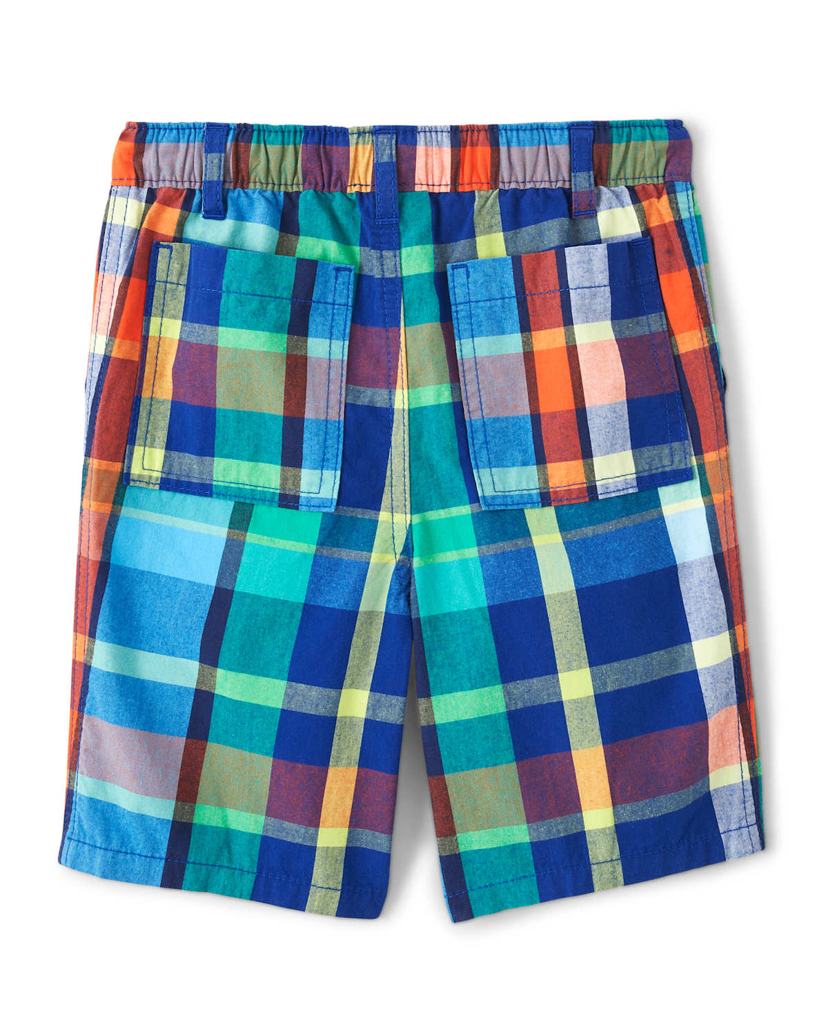 Детские шорты Gymboree Boys Plaid Pull On Shorts - Aye Aye Matey — фото 3