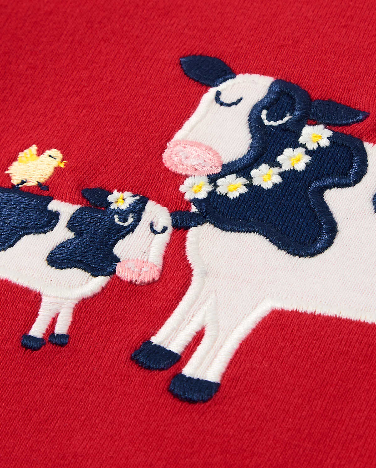 Детские топы Gymboree Girls Embroidered Cow Ruffle Top - Farming Friends