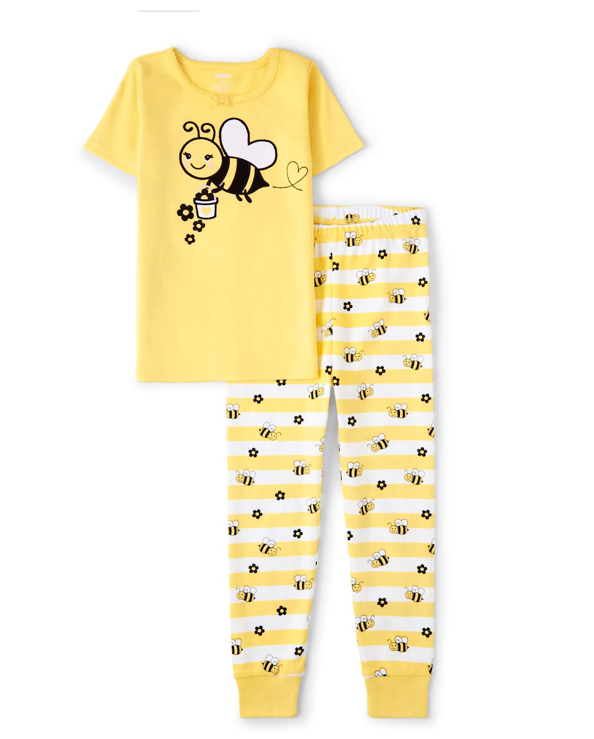 Детские пижамы Gymboree Girls Bee Snug Fit Cotton Pajamas - Gymmies
