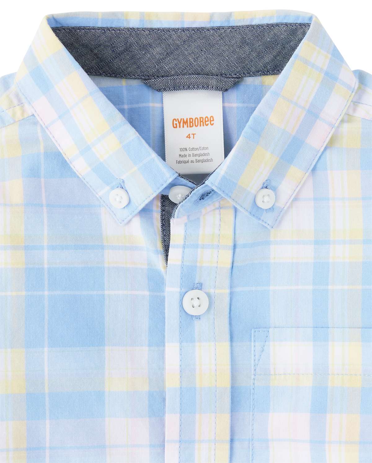 Детские рубашки Gymboree Boys Plaid Button Down Shirt - Spring Celebrations — фото 2