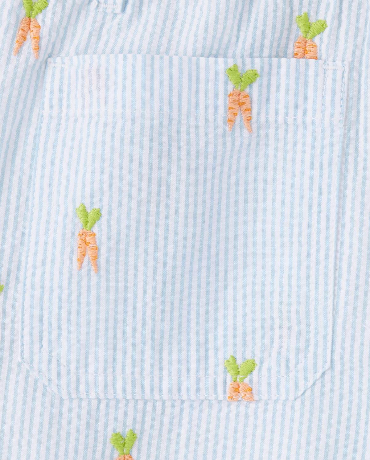 Детские шорты Gymboree Boys Carrot Seersucker Shorts - Spring Celebrations — фото 4