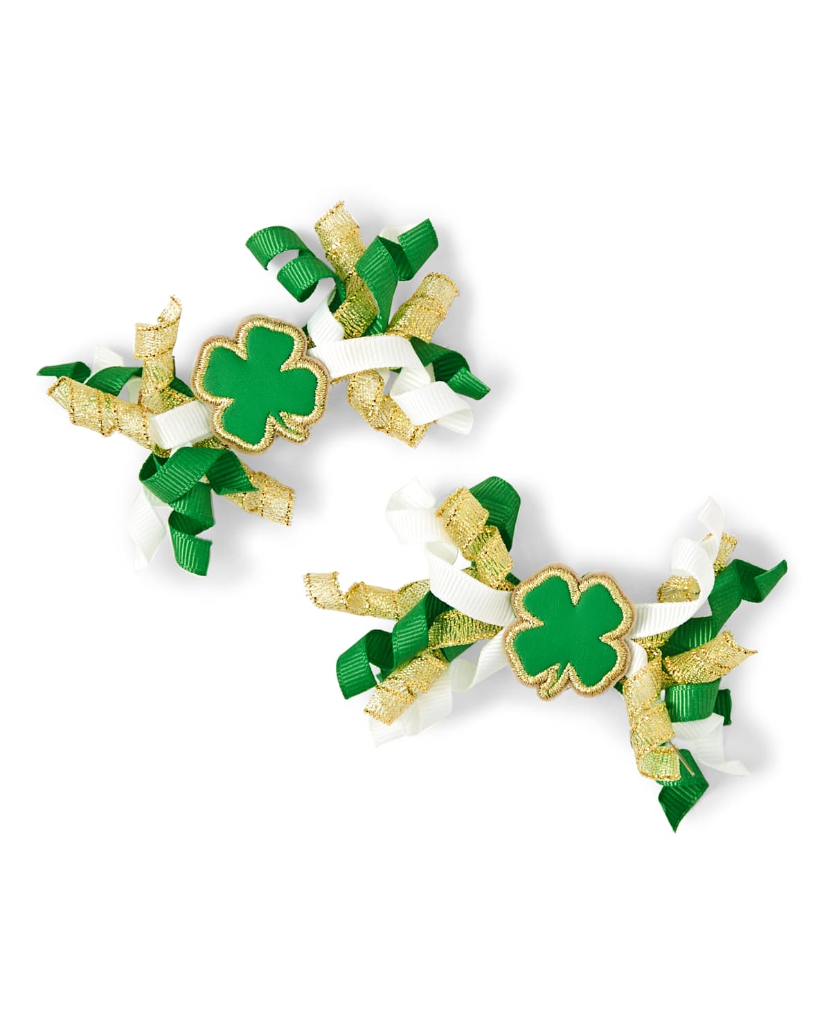 Детские аксессуары Gymboree Girls Shamrock Curly Hair Clips - Little Leprechaun