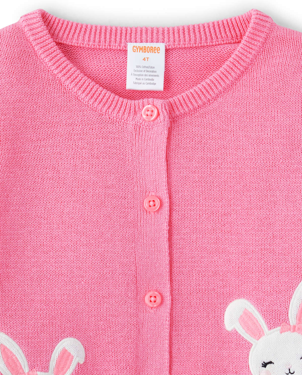 Детские кардиганы Gymboree Girls Embroidered Bunny Cardigan - Spring Celebrations — фото 2
