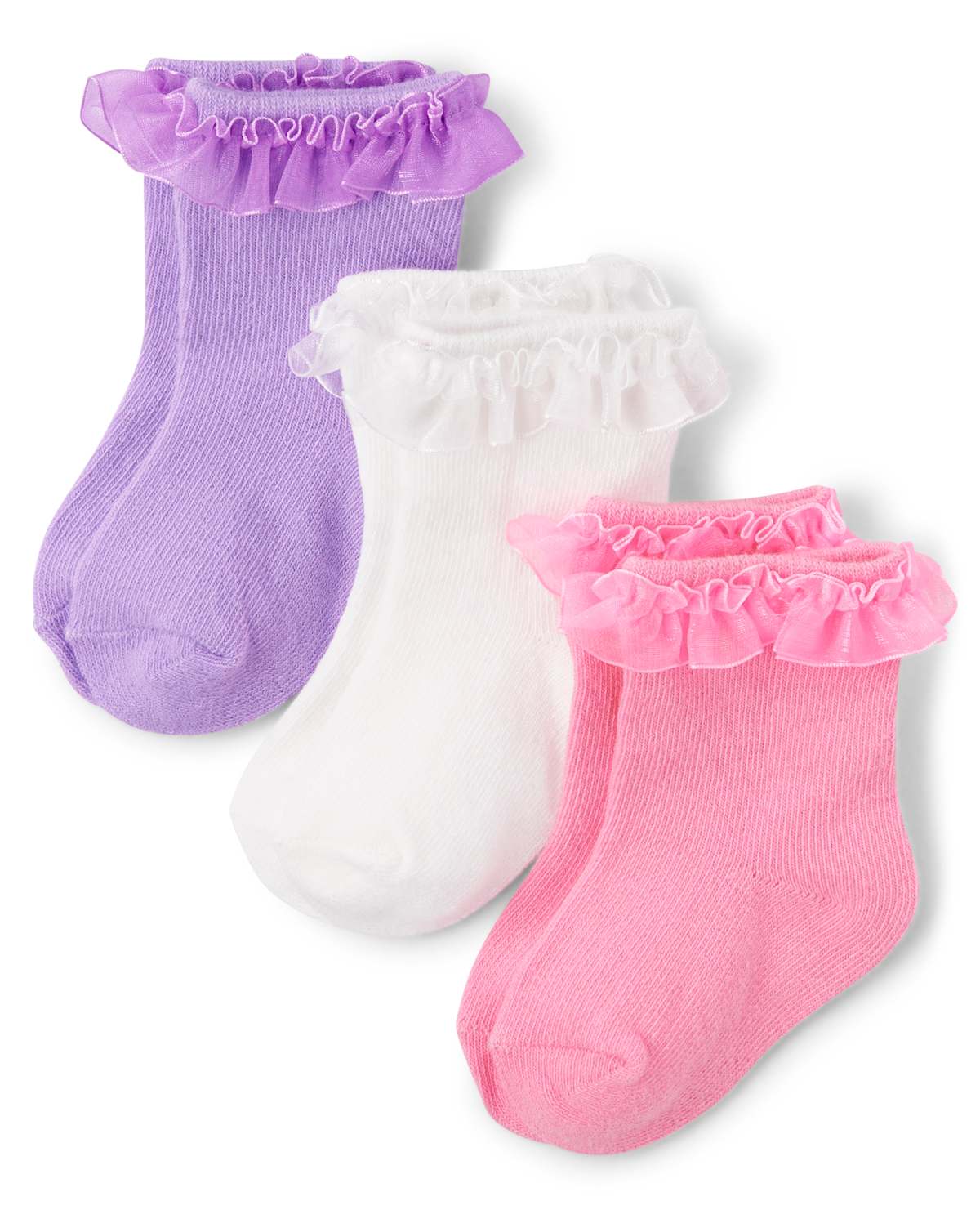 Носки Baby для детей, оборки, 3 шт. — Gymboree