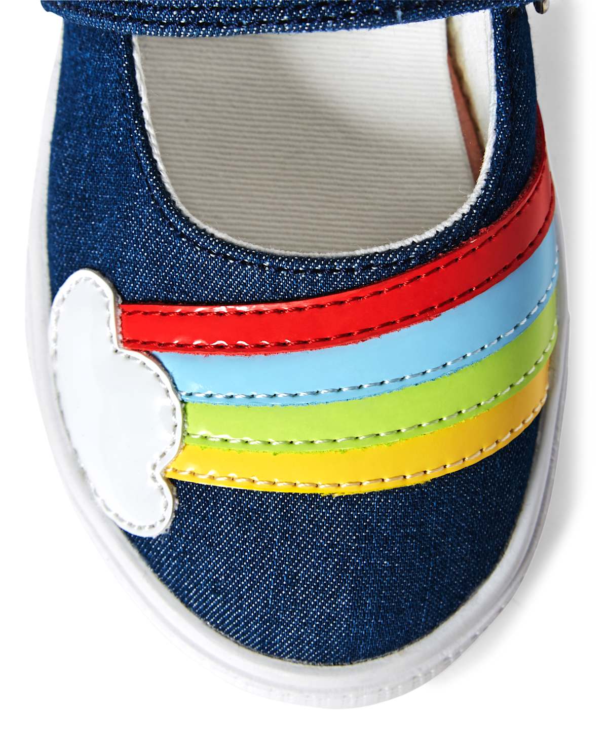 Обувь Gymboree Girls Rainbow Ballet Flats - Farming Friends — фото 4