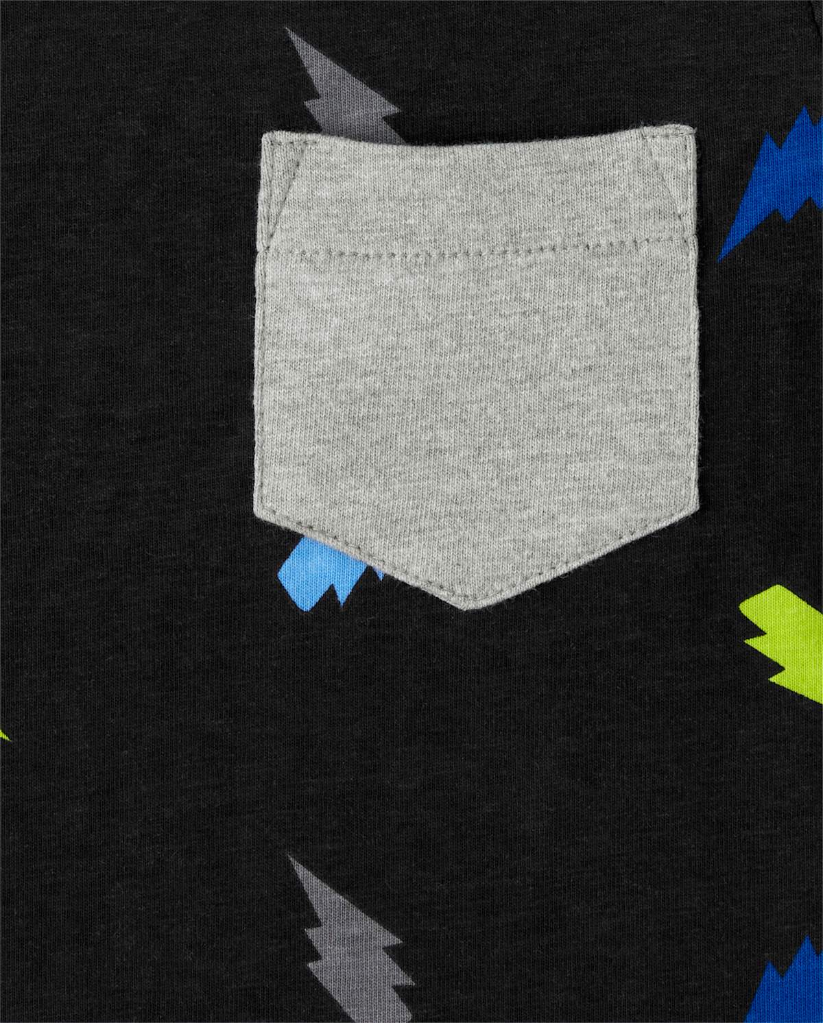 Детские топы Gymboree Boys Lightning Pocket Top - Rock Academy