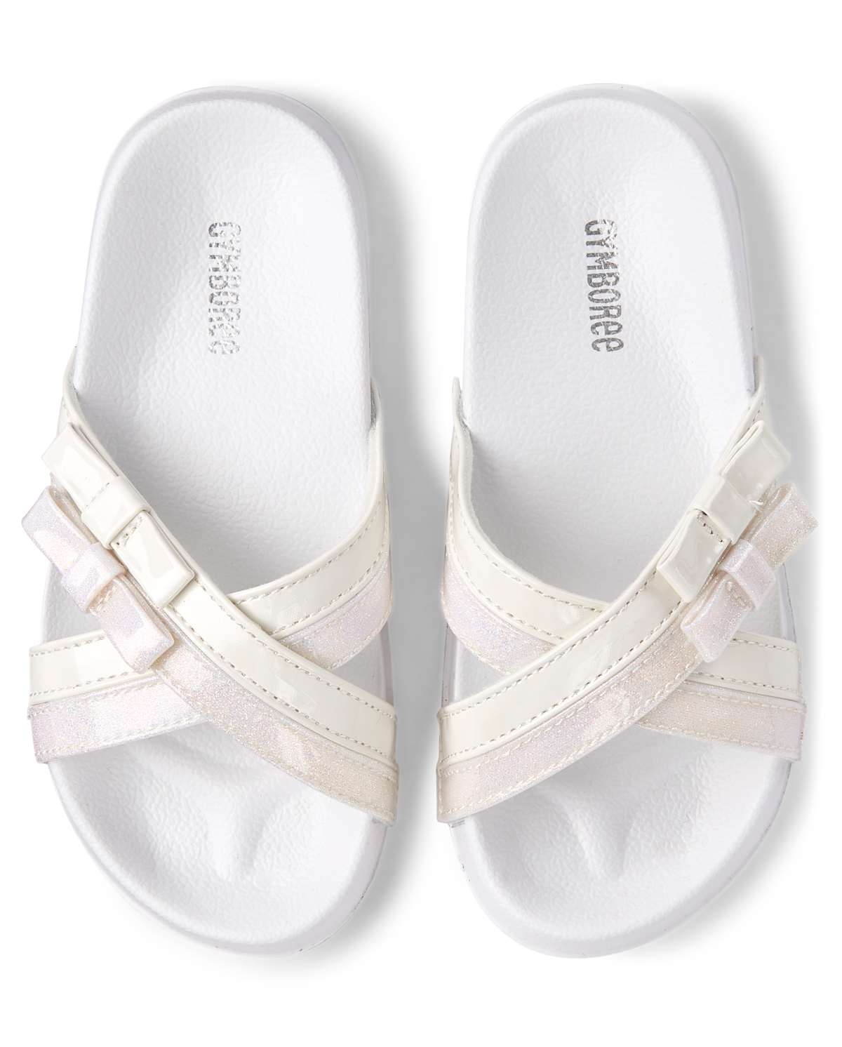 Детские сандалии Gymboree Girls Criss Cross Bow Slides — фото 4