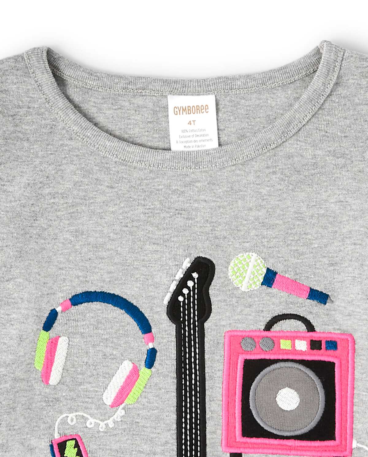 Детские топы Gymboree Girls Embroidered Band Top - Rock Academy — фото 2