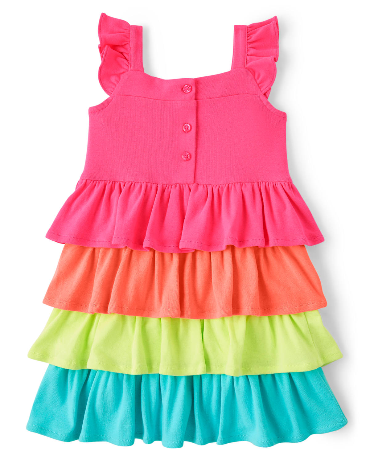 Детские платья Gymboree Girls Rainbow Tiered Dress - Popsicle Party — фото 3