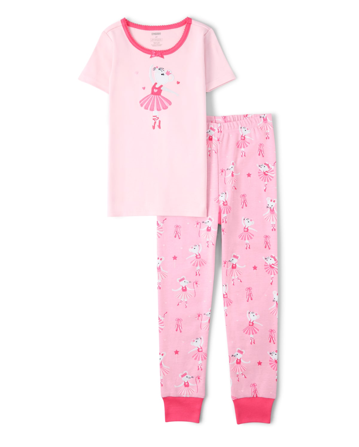 Детские пижамы Gymboree Girls Ballerina Snug Fit Cotton Pajamas - Gymmies