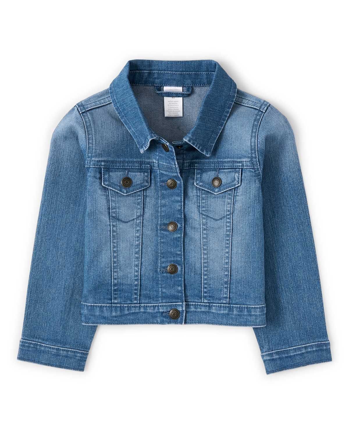 Детские куртки Gymboree Girls Embroidered Denim Jacket - Farming Friends — фото 3
