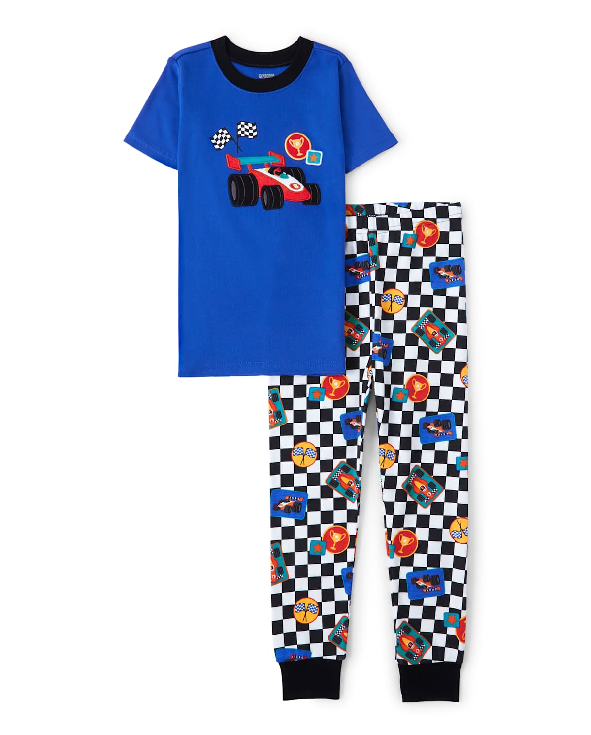 Детские пижамы Gymboree Boys Racecar Snug Fit Cotton Pajamas - Gymmies