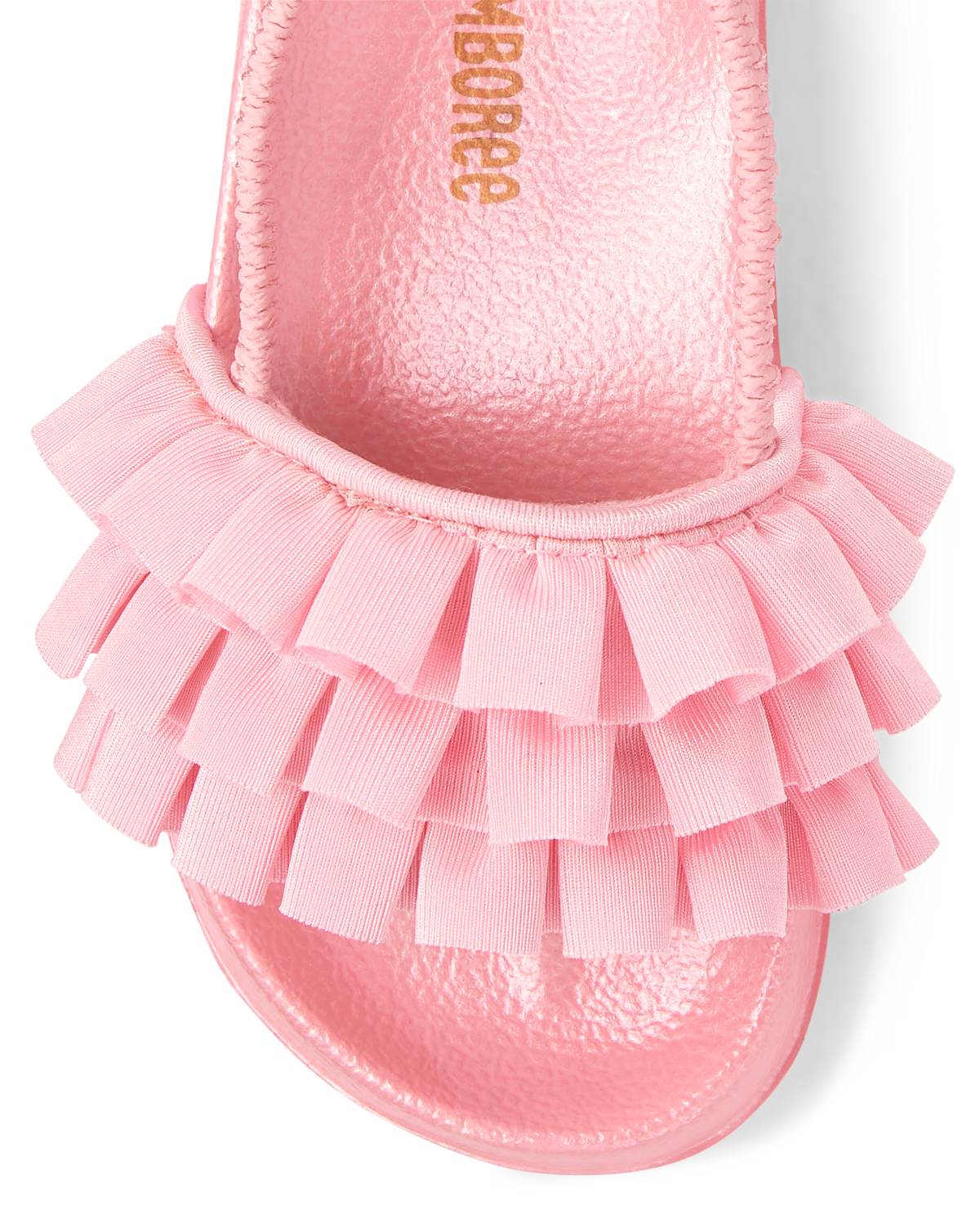 Детские сандалии Gymboree Girls Ruffle Slides - Splish-Splash — фото 3