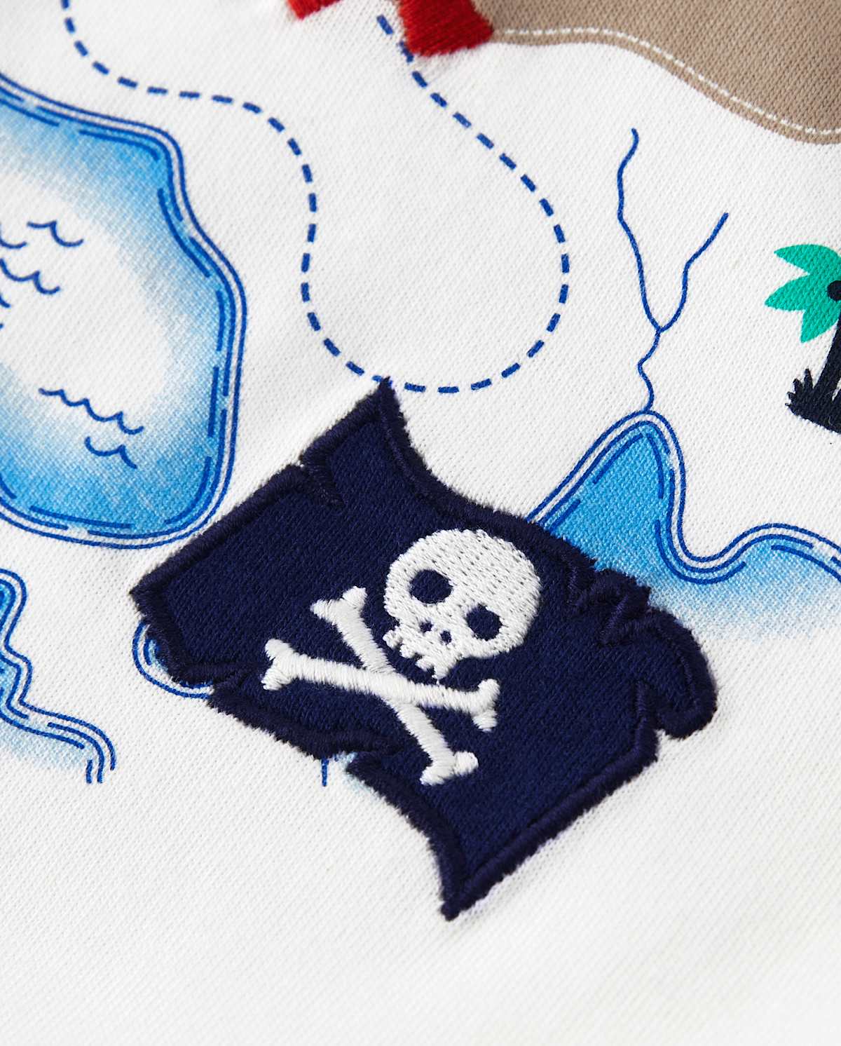 Детские топы Gymboree Boys Embroidered Treasure Map Top - Aye Aye Matey
