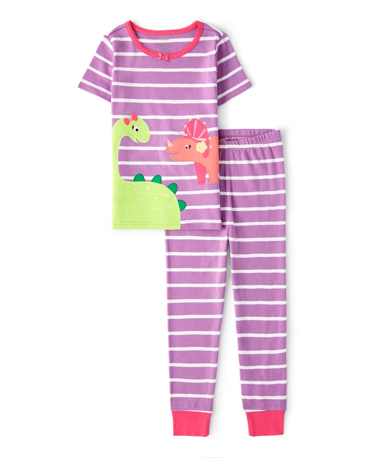 Детские пижамы Gymboree Girls Dino Snug Fit Cotton Pajamas - Gymmies