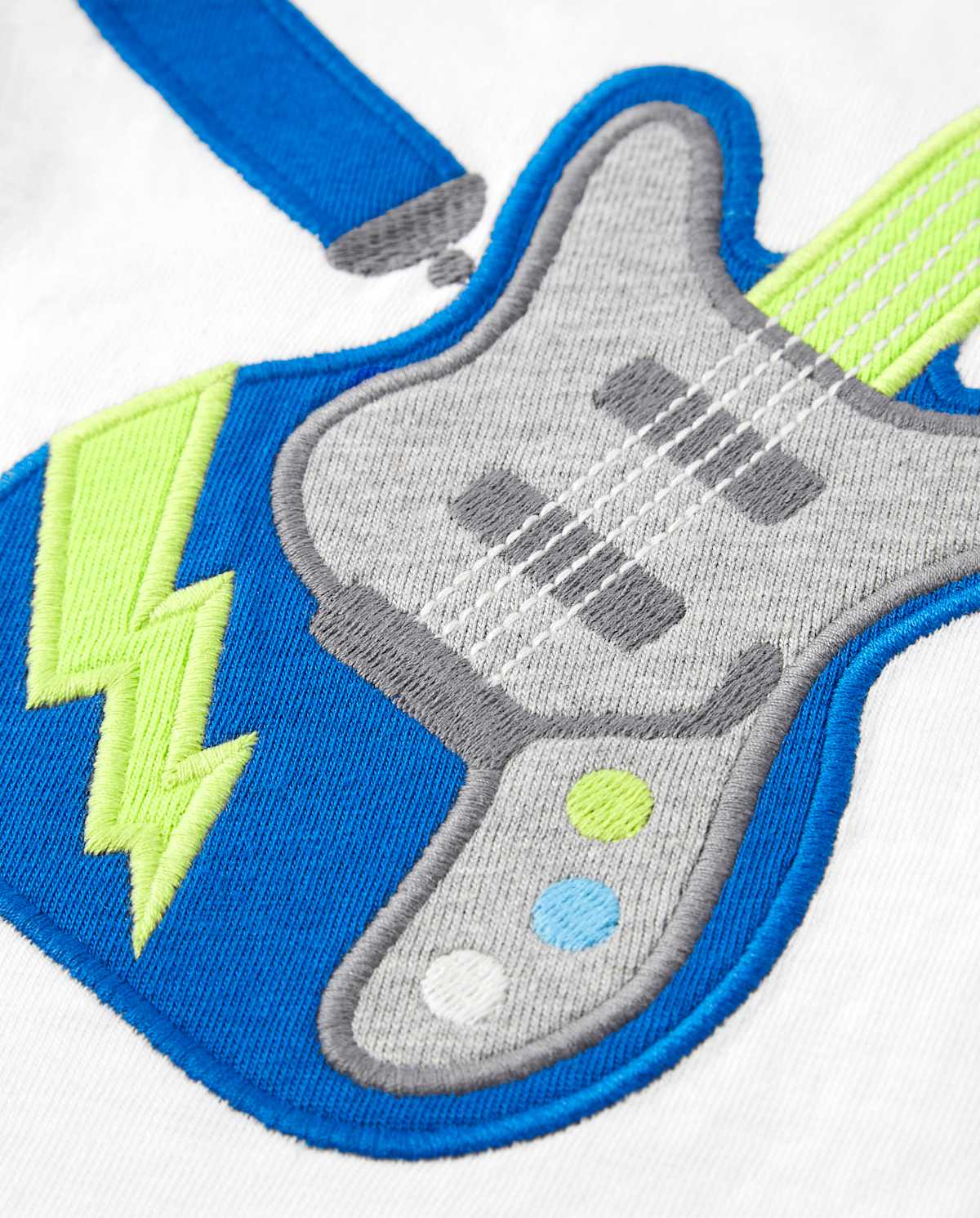 Детские топы Gymboree Boys Embroidered Guitar Top - Rock Academy