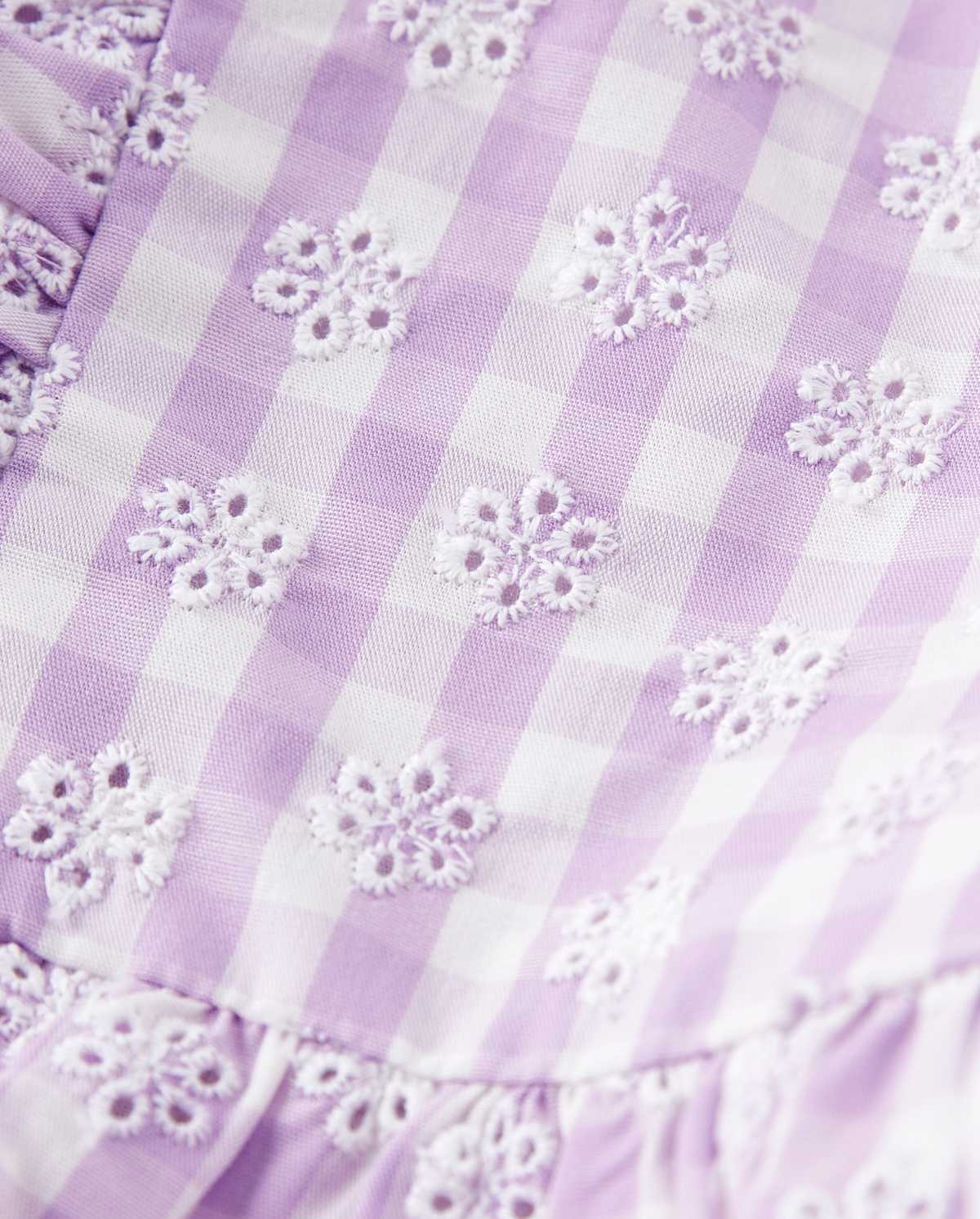 Детские платья Gymboree Girls Gingham Flutter Dress - Spring Blooms