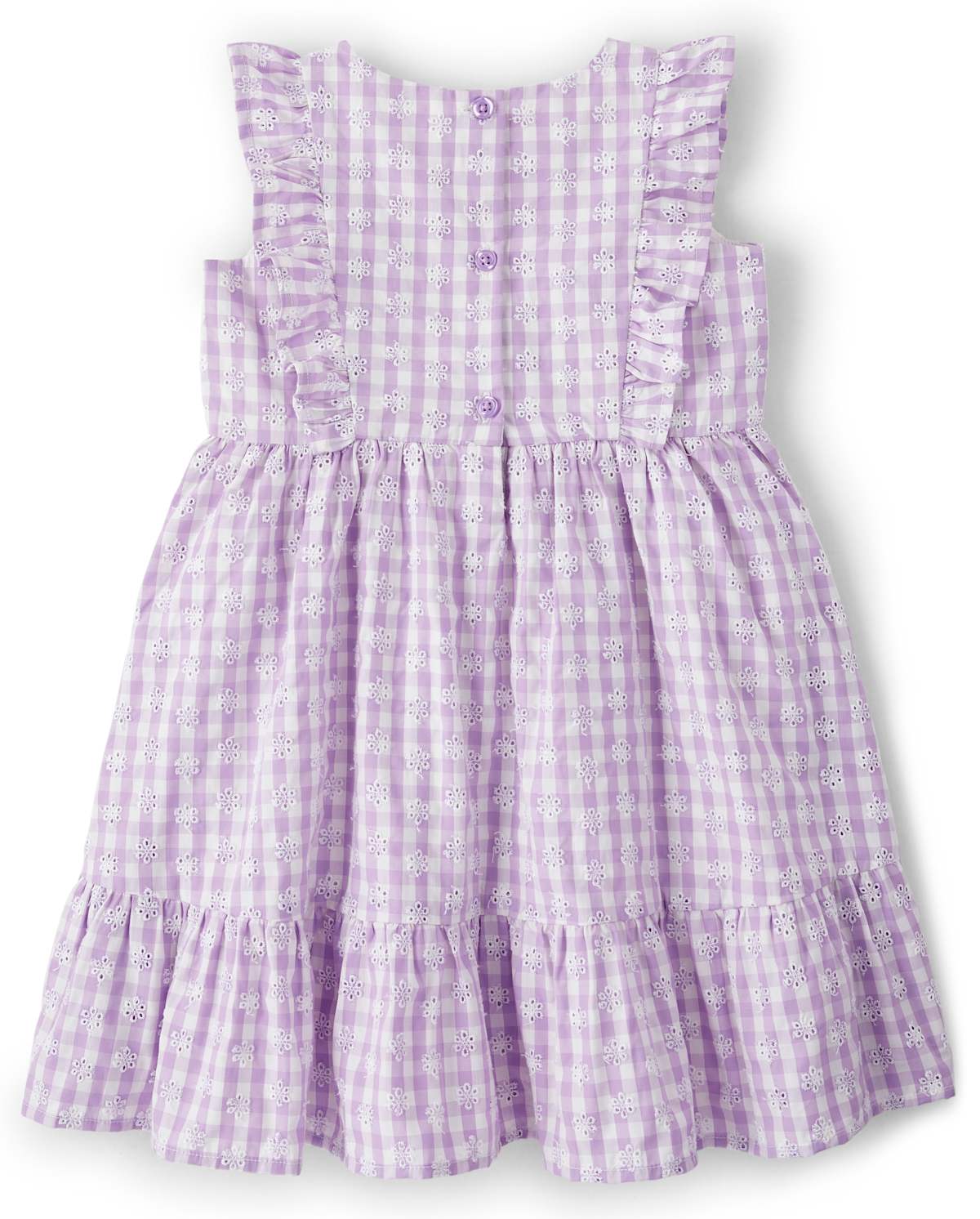 Детские платья Gymboree Girls Gingham Flutter Dress - Spring Blooms — фото 2