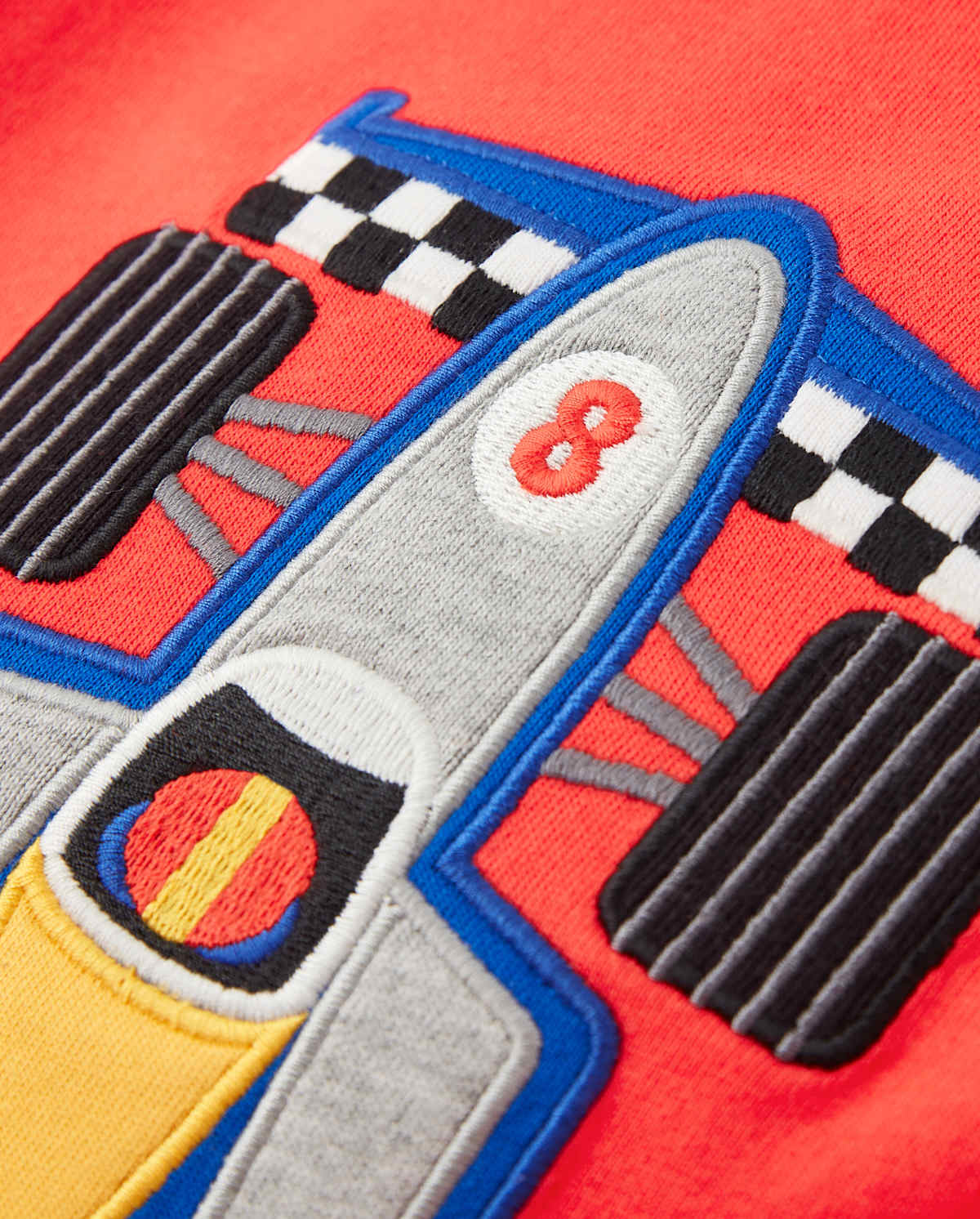 Детские топы Gymboree Boys Embroidered Racecar Top - Start Your Engines