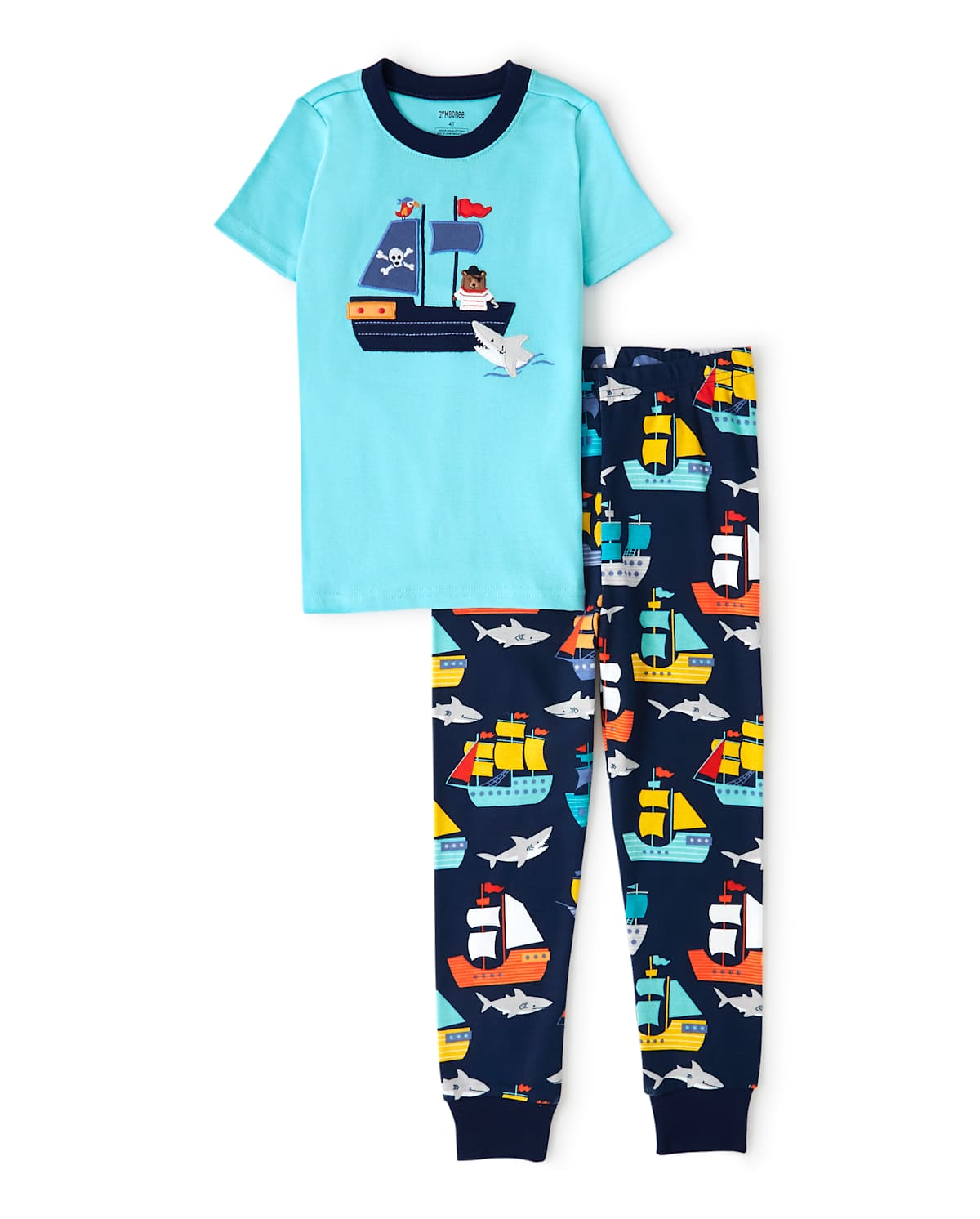 Детские пижамы Gymboree Boys Pirate Snug Fit Cotton Pajamas - Gymmies