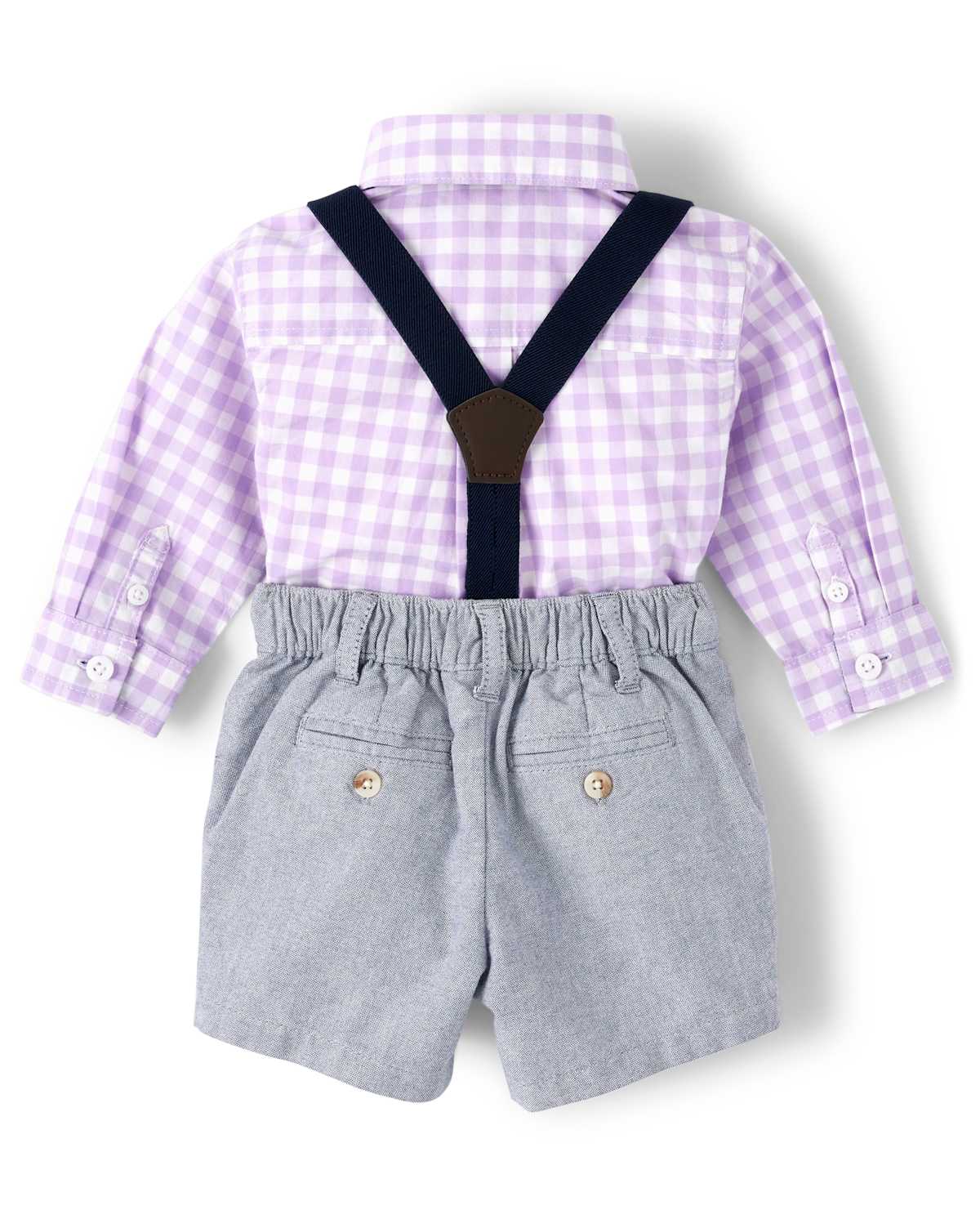 Детский комплект боди и шорты Gymboree Dad And Me Gingham — фото 3