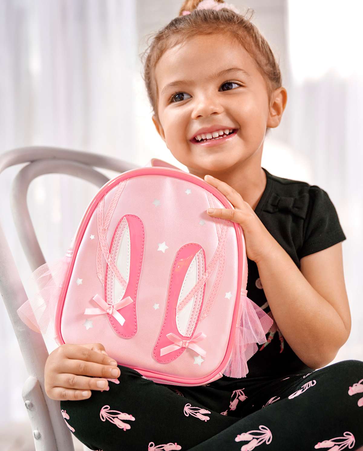 Детские тапочки Gymboree Girls Ballet Slippers Mini Backpack - Prima Ballerina — фото 3