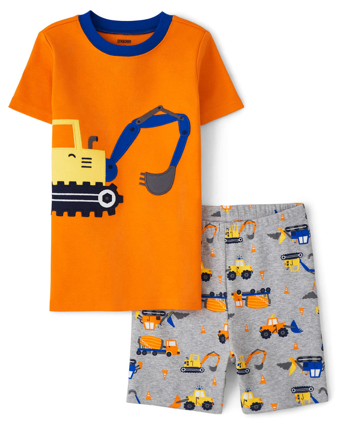 Детские пижамы Gymboree Boys Construction Vehicle Snug Fit Cotton Pajamas - Gymmies