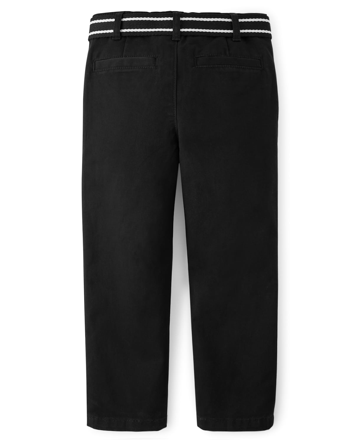 Детские брюки Gymboree Boys Stain and Wrinkle-Resistant Belted Chino Pants - Uniform — фото 2