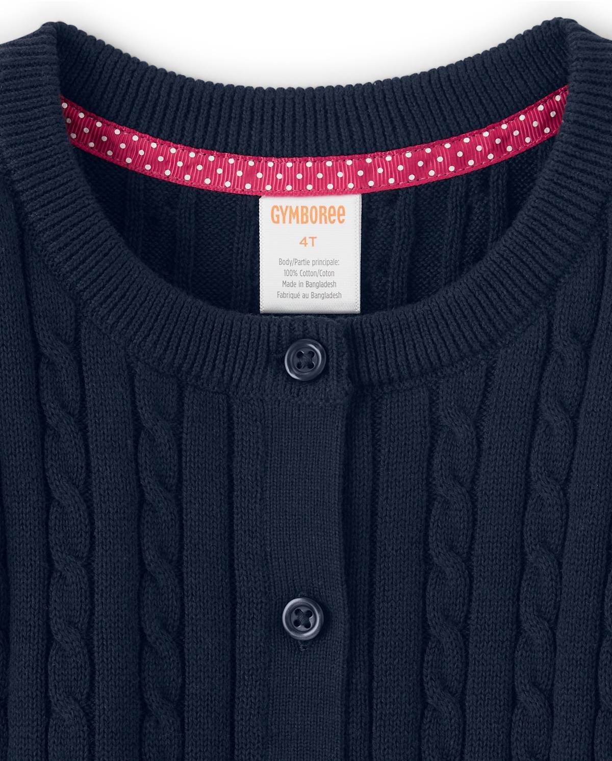 Детские кардиганы Gymboree Girls Cable Knit Cardigan - Uniform — фото 2