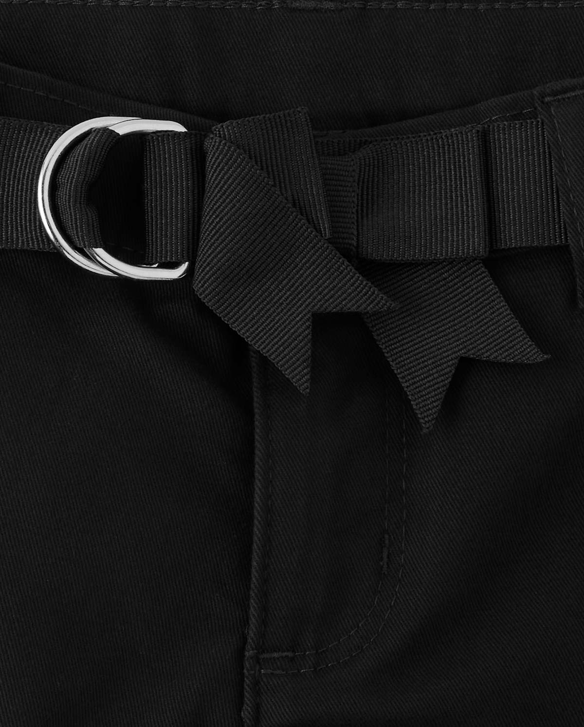 Детские брюки Gymboree Girls Stain and Wrinkle-Resistant Belted Chino Pants - Uniform — фото 3