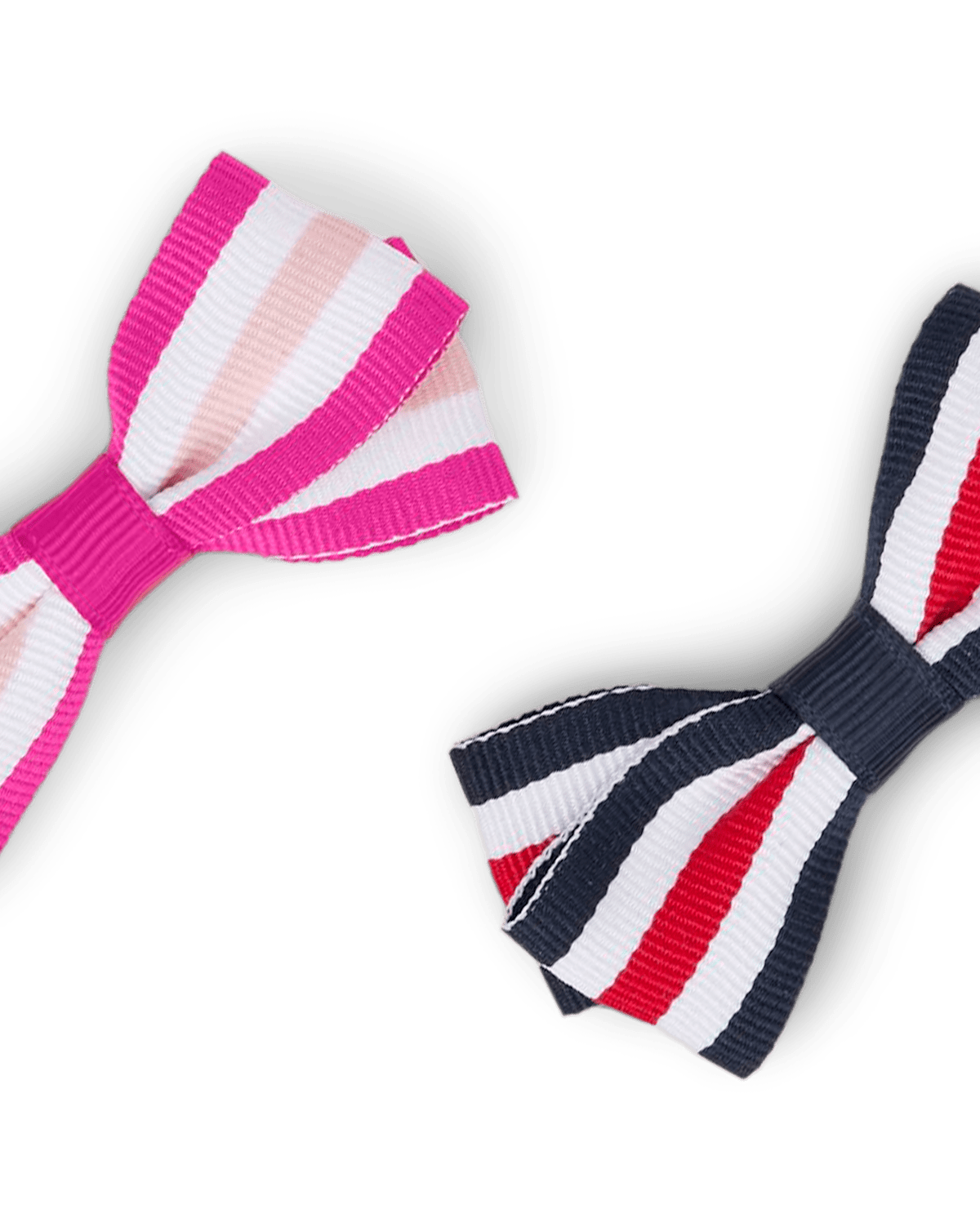 Детские аксессуары Gymboree Girls Striped Bow Hair Clips 4-Pack - Uniform — фото 3