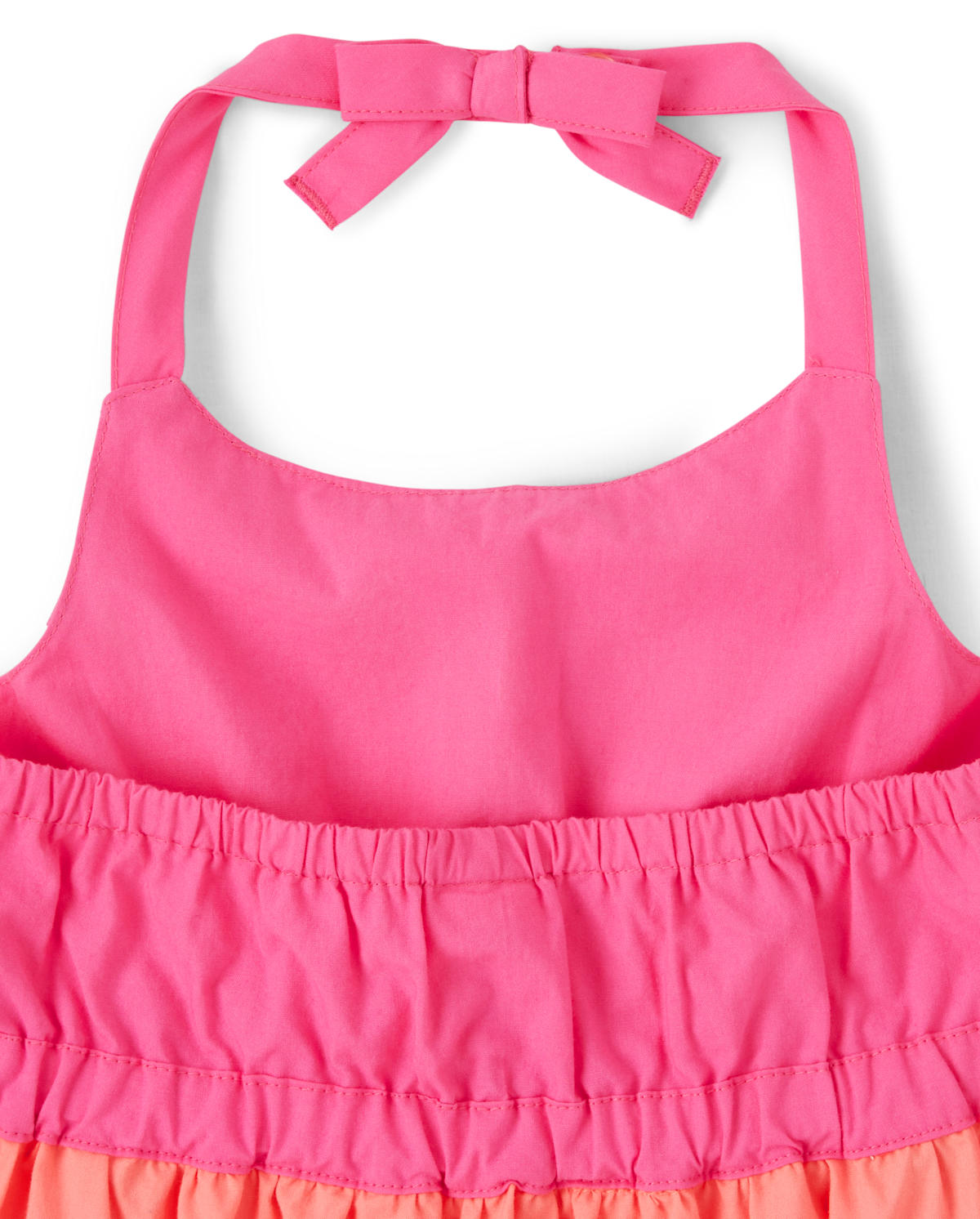 Детские платья Gymboree Girls Colorblock Tiered Dress - Pineapple Punch — фото 3