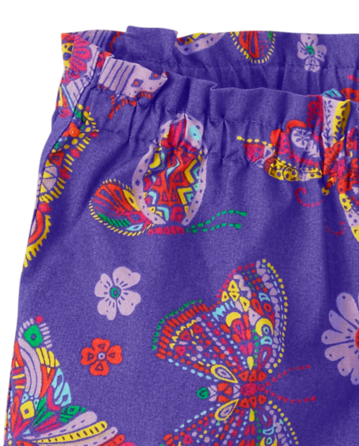 Детские шорты Gymboree Girls Striped Ruffle Shorts - Music Festival — фото 3