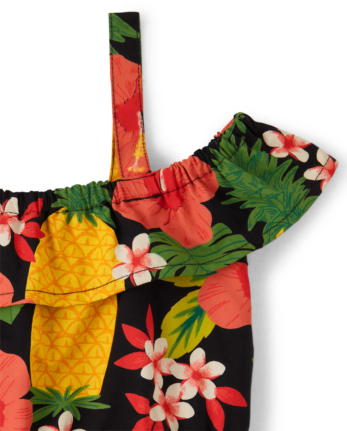 Детские платья Gymboree Girls Pineapple Off Shoulder Dress - Pineapple Punch
